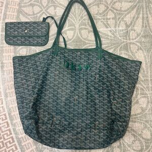 Goyard GREEN classic Patterned Tote